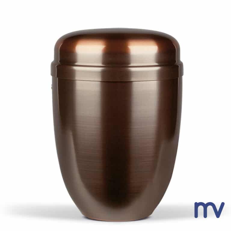 Morivita - koperen urne glad van structuur - Urne en cuivre, sombre, lisse.