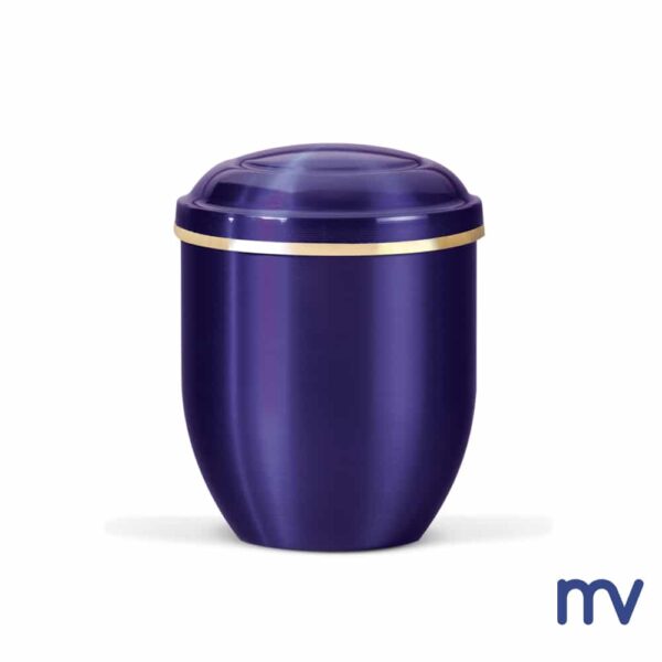 Morivita koperen mini-urne Kobaltblauw