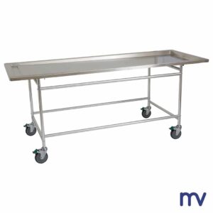 Morivita - Autopsietafel in INOX met afvoer