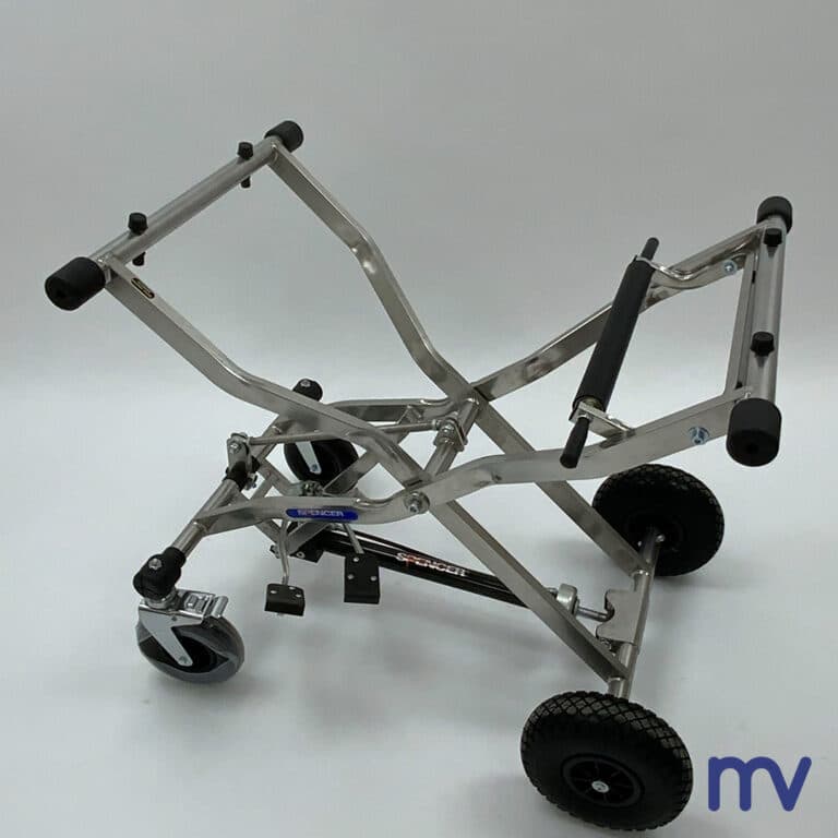 Morivita - Chariot de transport-jack-spencer - 2 roues fixes et 2 pivotantes