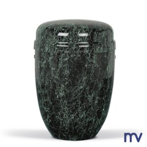 Morivita - Stalen urne groen gepatineerd