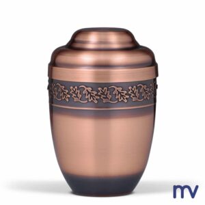 Morivita - Koperen urnes - Urne en cuivre, vieux cuivre.