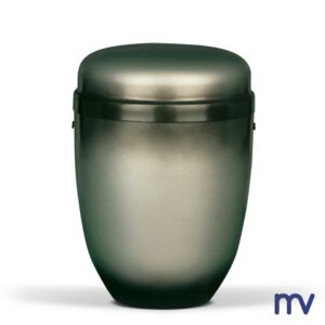 Morivita - Stalen urn, grijs gepatineerd