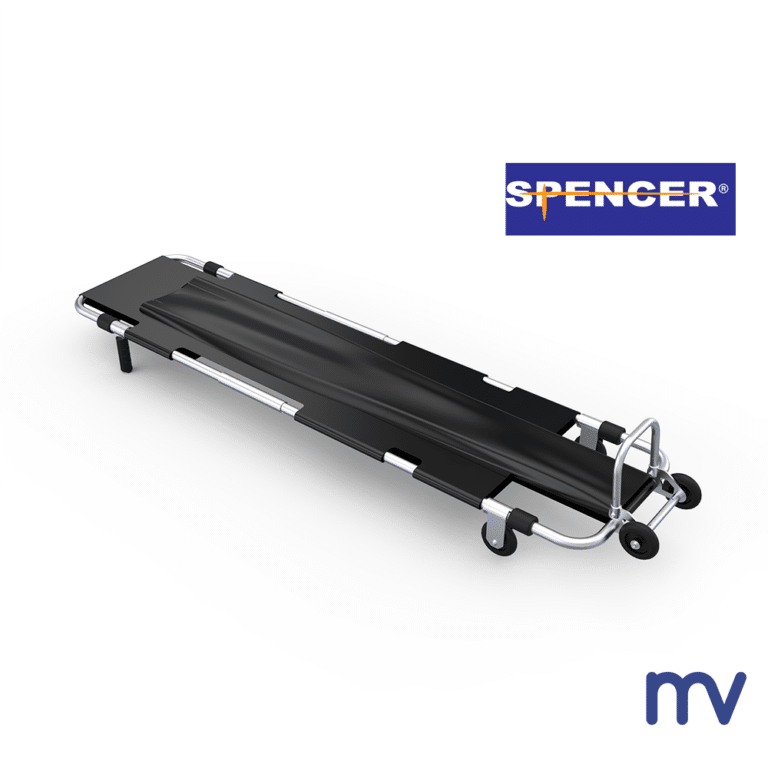 Morivita - Opvouwbare stretcher van Spencer in Zwart met body Bag