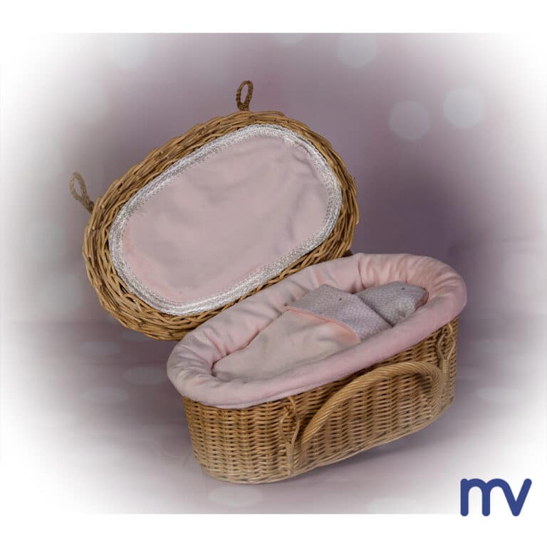 Morivita - Panier en osier pur bébés - Rieten mandje voor baby