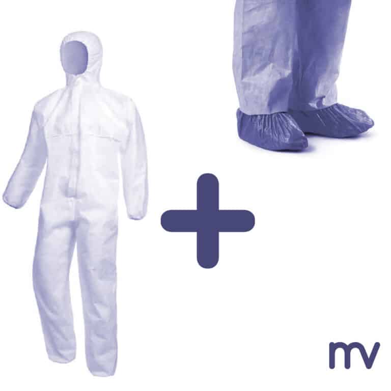 MORIVITA-matériel hyguiénique - combinaison et couvre chaussures