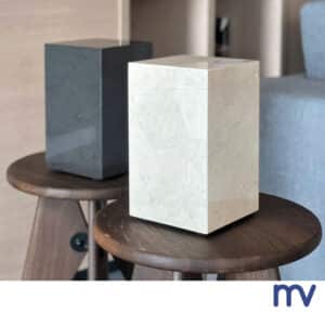 Morivita - Marmeren urne in beige en grijs PIETRA